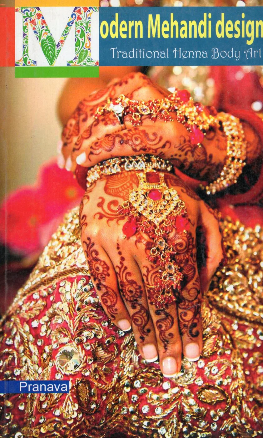 MODERN MEHANDI DESIGNS by PRANAVA Telugu book cover