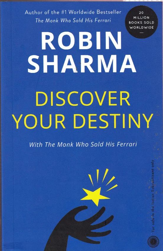 DISCOVER YOUR DESTINY by ROBIN SHARMA English book cover