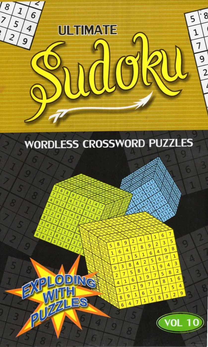 VOL 10 ULTIMATE SUDOKU by JAINCO ENTERPRISES English book cover