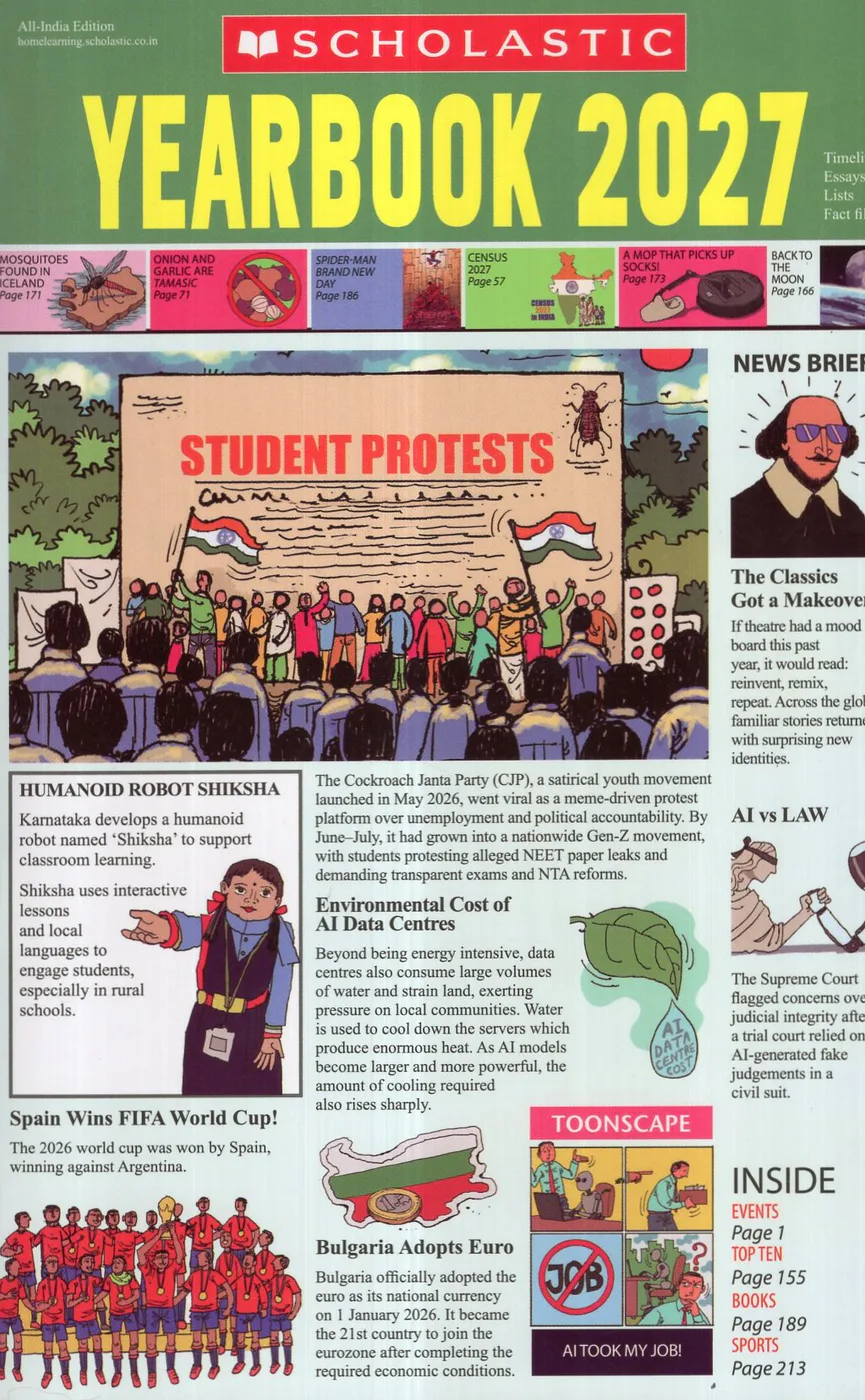 SCHOLASTIC YEARBOOK - 2027 by SCHOLASTIC INDIA English book cover