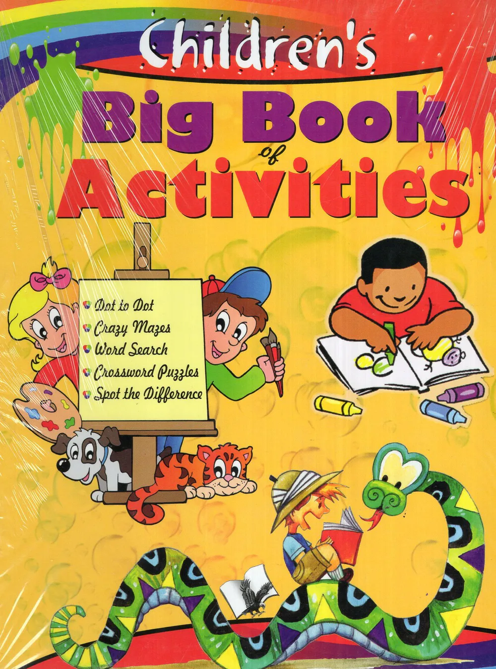 CHILDRENS BIG BOOK OF ACTIVITIES - 250 by V&S PUBLISHERS English book cover