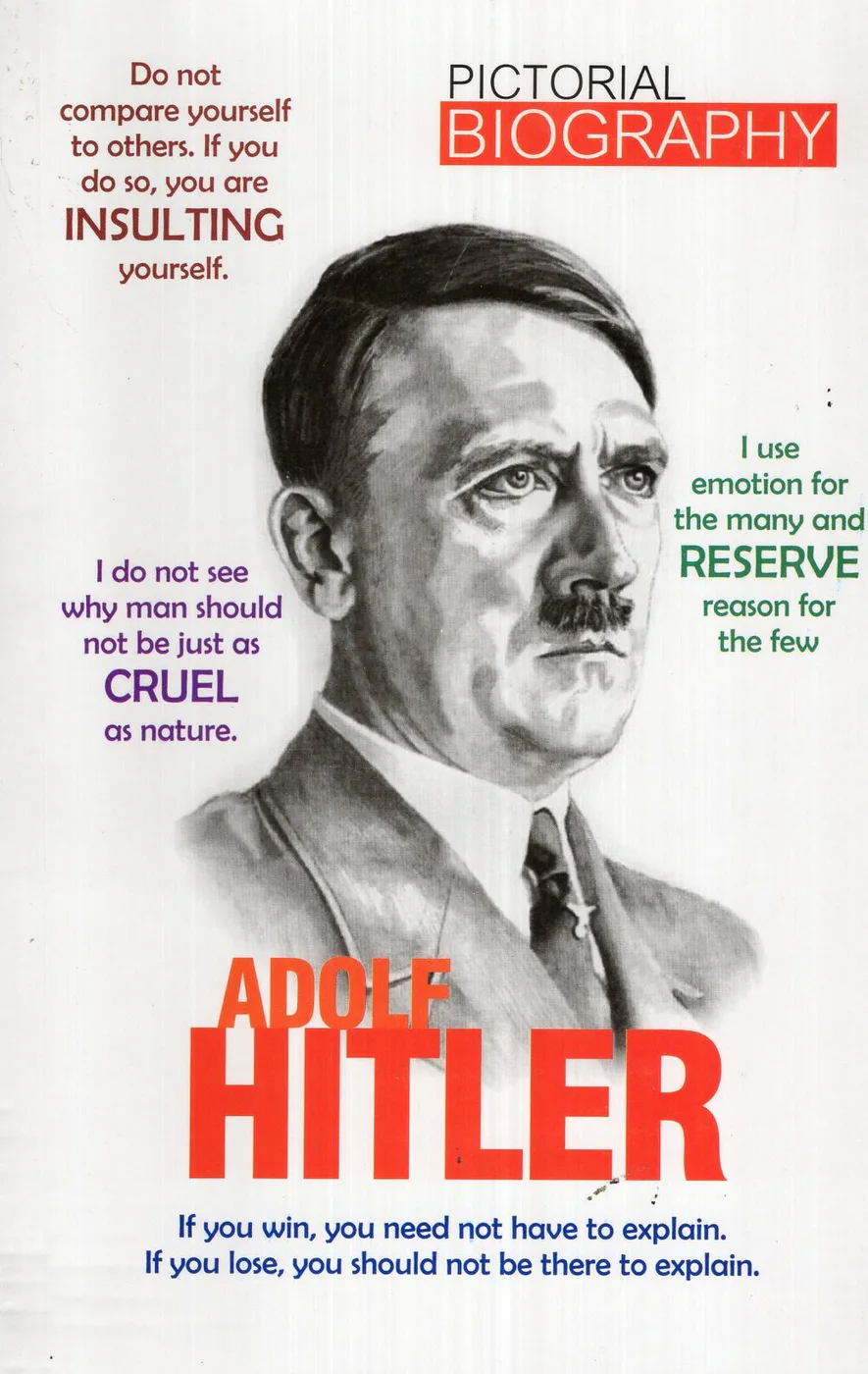 PICTORIAL BIOGRAPHY OF ADOLF HITLER by JAINCO ENTERPRISES English book cover