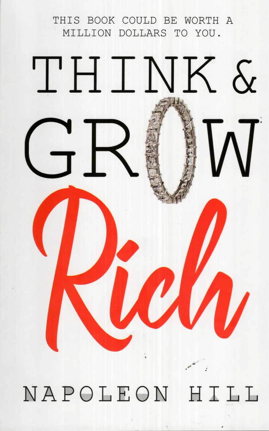 THINK AND GROW RICH - 150 by NAPOLEON HILL English book cover
