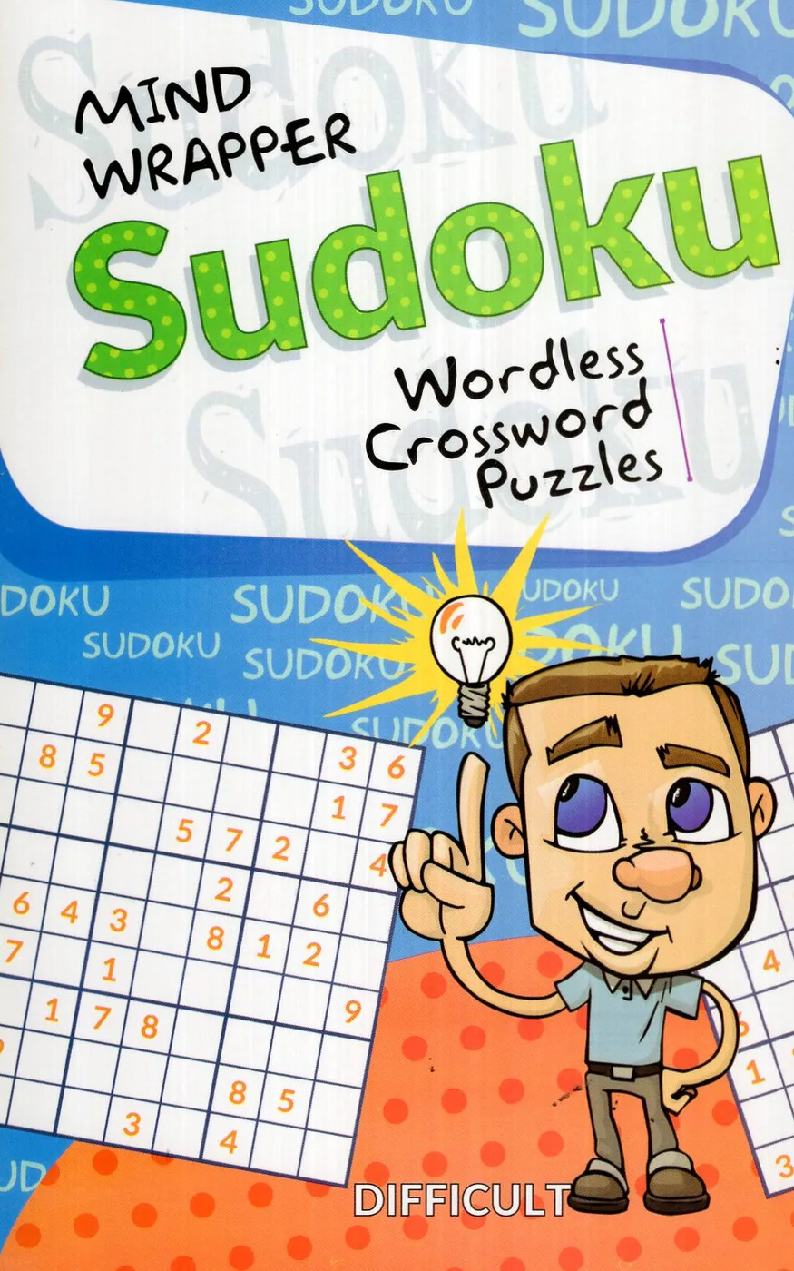 MIND WRAPPER SUDOKU - WORDLESS CROSSWORD PUZZLES by JAINCO ENTERPRISES English book cover