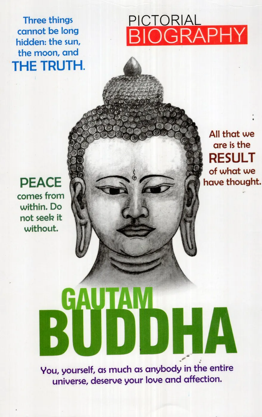 GAUTAM BUDDHA - PICTORIAL BIOGRAPHY by JAINCO ENTERPRISES English book cover