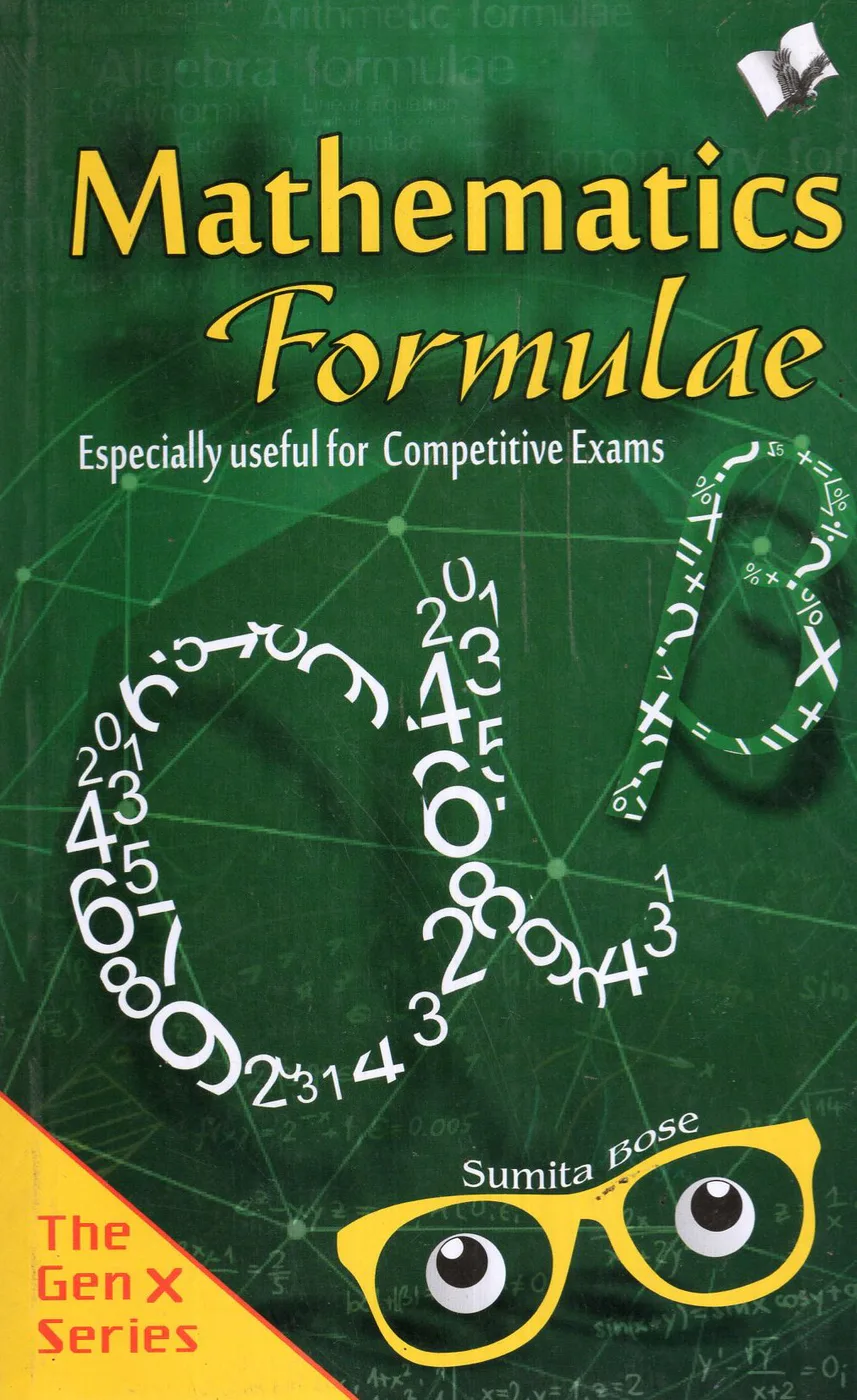 MATHEMATICS FORMULAE - 295 by SUMITA BOSE English book cover