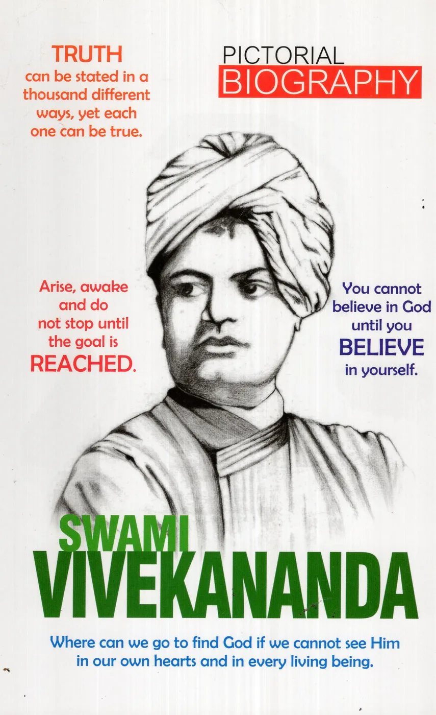 SWAMI VIVEKANANDA - PICTORIAL BIOGRAPHY by JAINCO ENTERPRISES English book cover