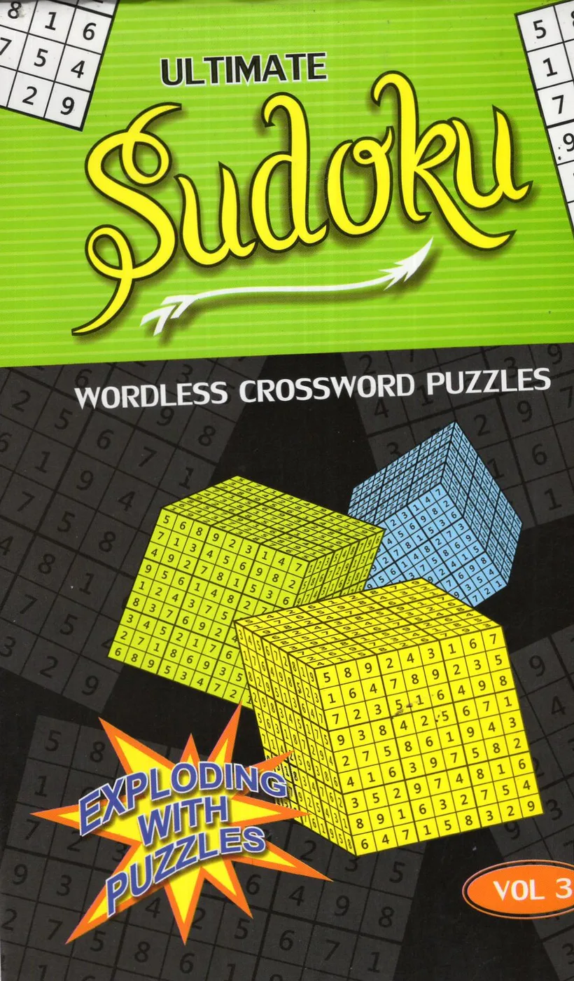 VOL 3 ULTIMATE SUDOKU by JAINCO ENTERPRISES English book cover