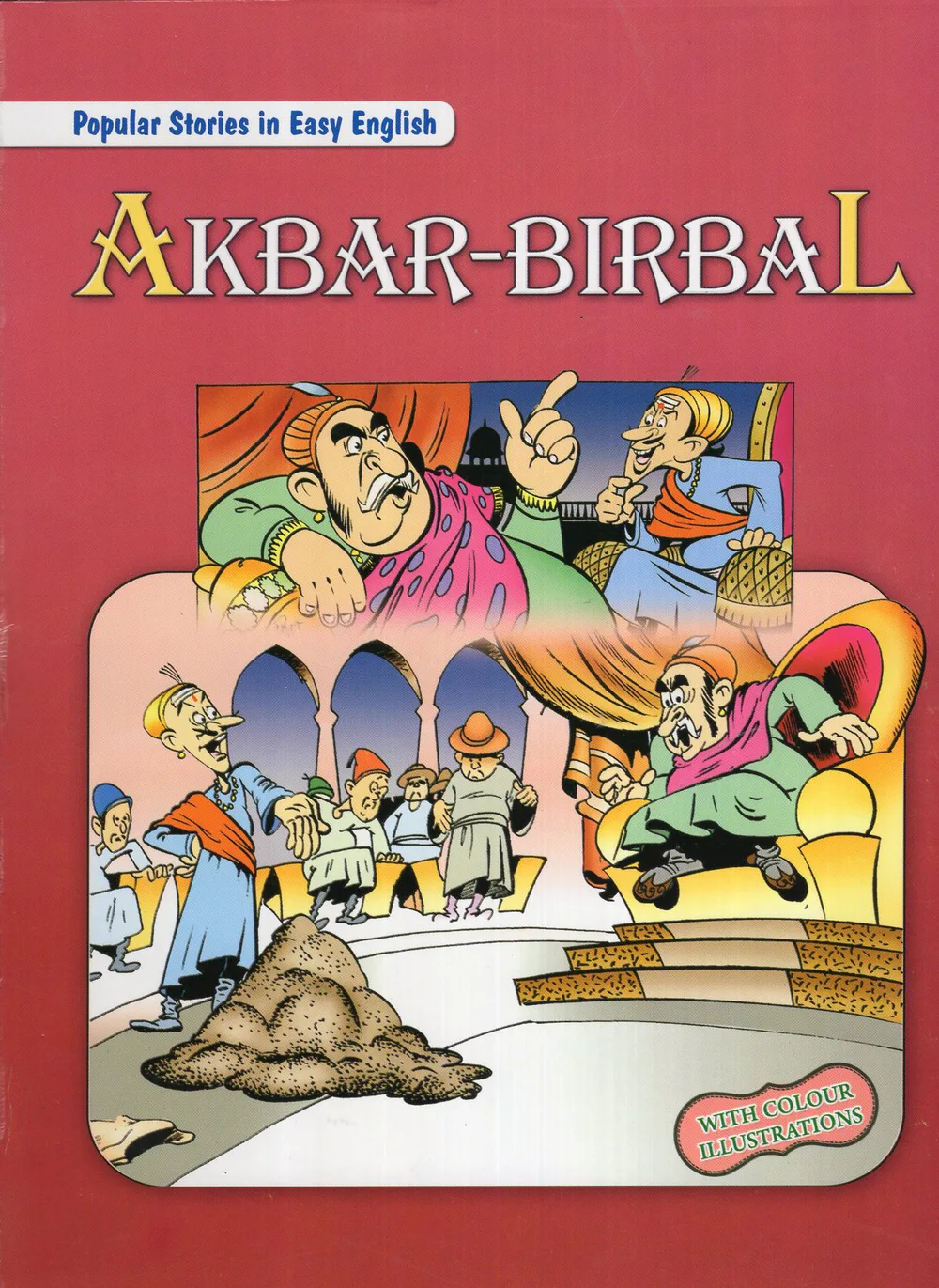 AKBAR BIRBAL - POPULAR STORIES IN EASY ENGLISH by SWATHI BOOK HOUSE book cover