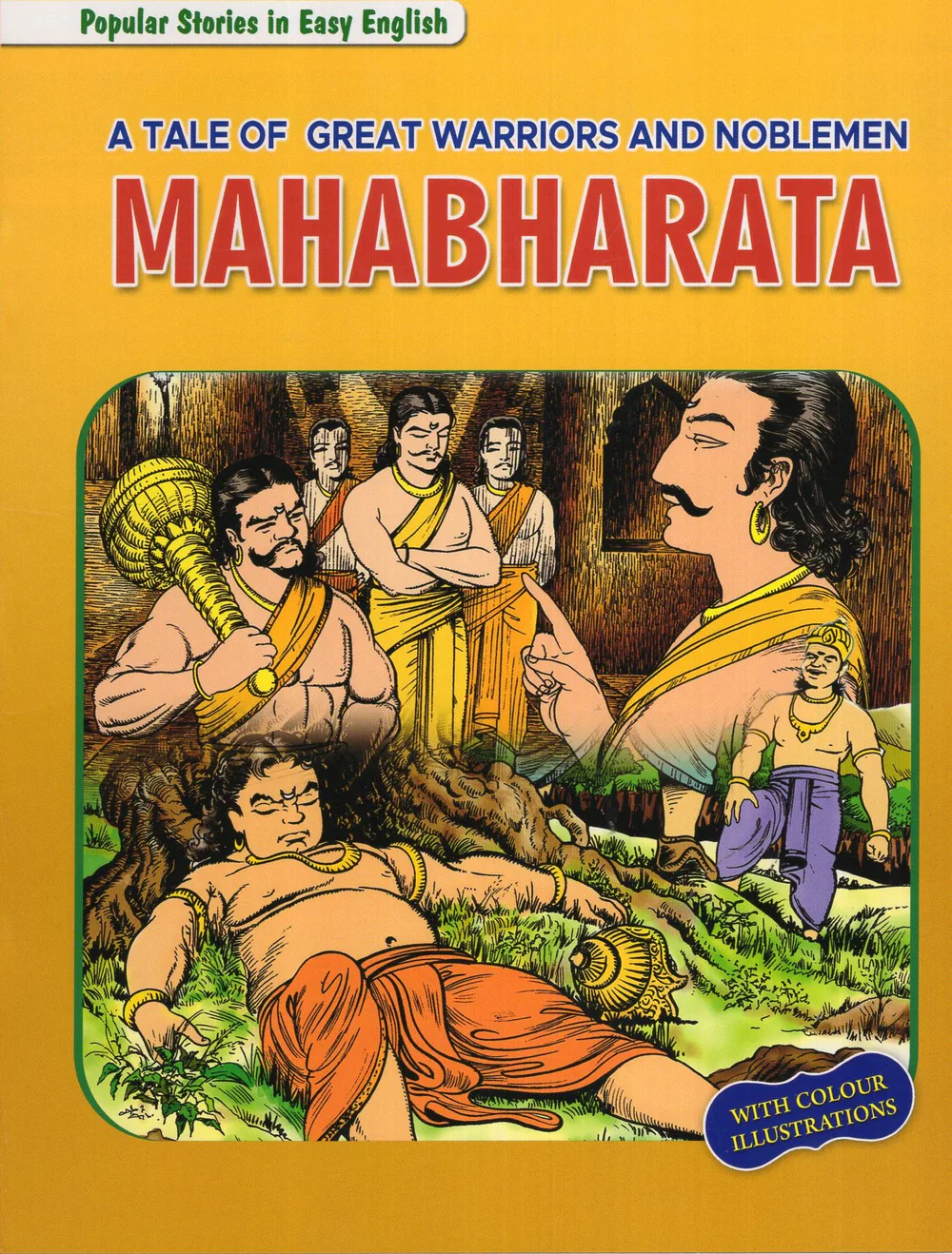 MAHABHARATA - POPULAR STORIES IN EASY ENGLISH by SWATHI BOOK HOUSE book cover