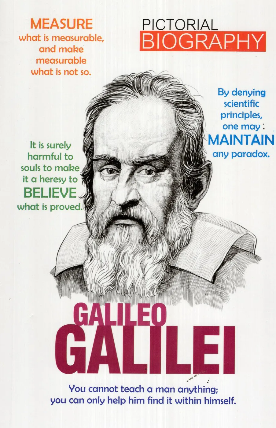 GALILEO GALILEI - PICTORIAL BIOGRAPHY - 60 by JAINCO ENTERPRISES English book cover
